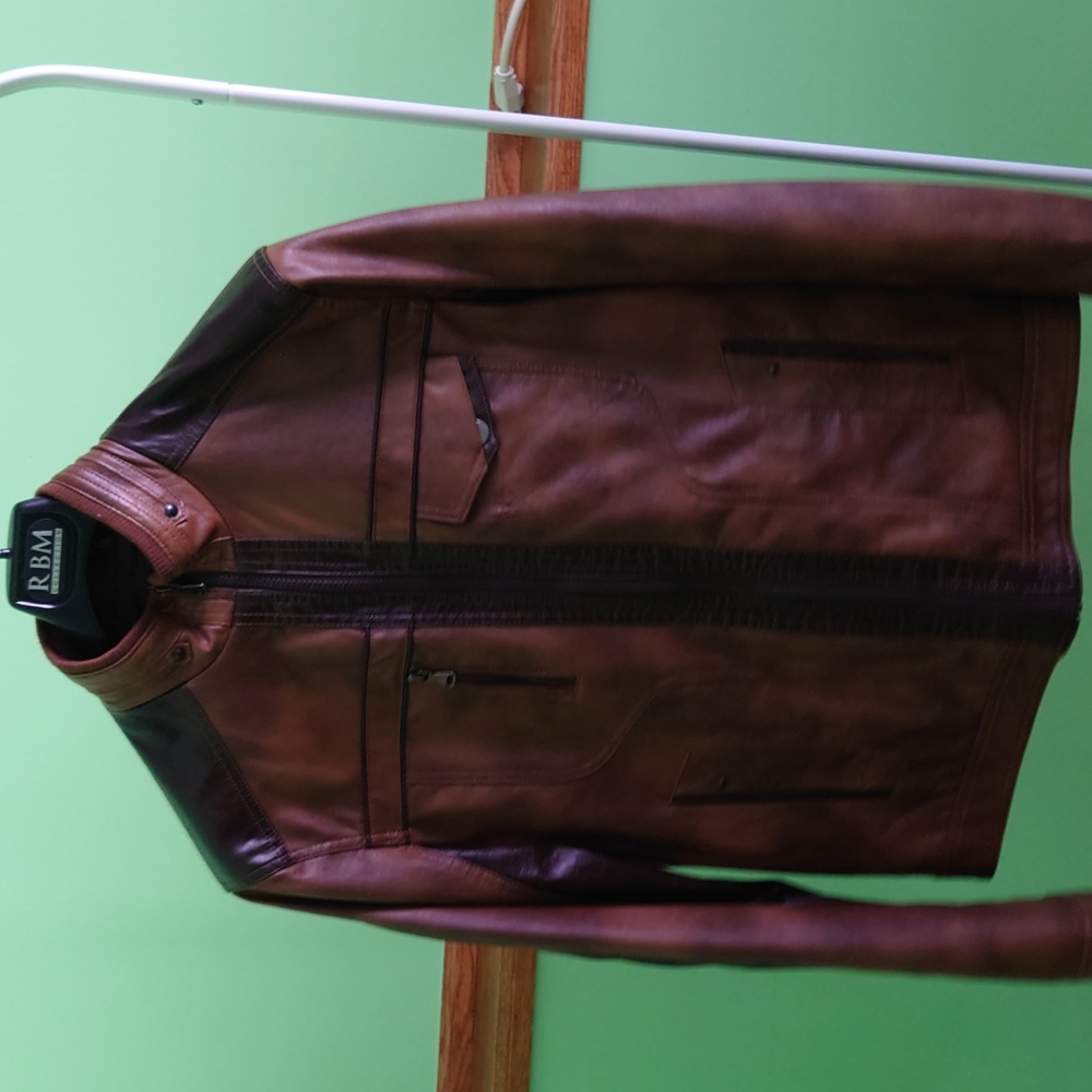 INC leather jacket small